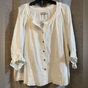 We The Free Optic White Top